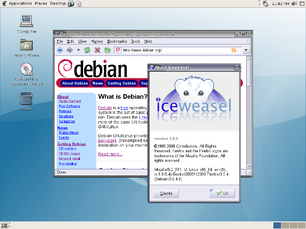Debian-iceweasel