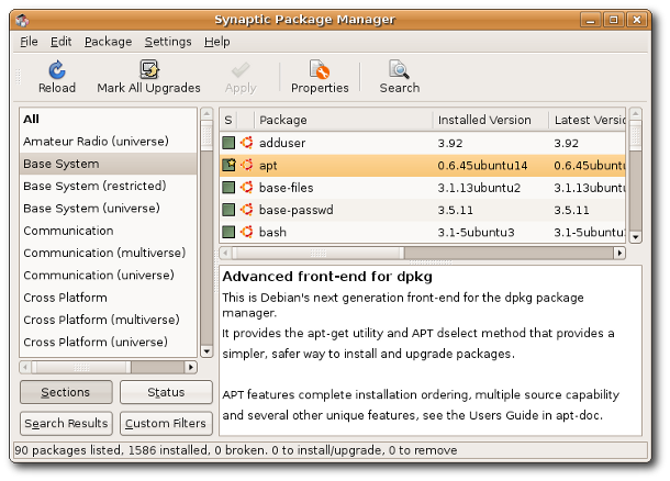 Synaptic-Package-Manager