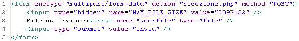 Corso PHP - Upload1