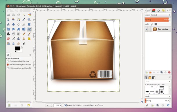 gimp-2.8-cage-transform