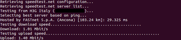 speedtest-ubuntu