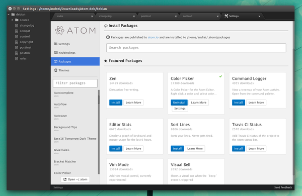 atom-package-manager